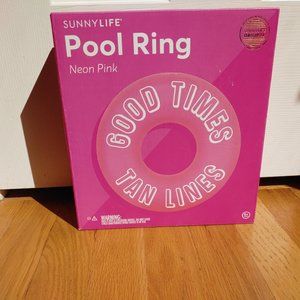 Sunnylife Pool Float Pink Good Times Tan Lines